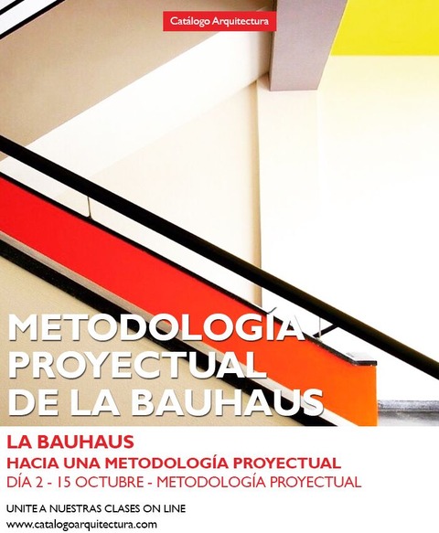 15 OCTUBRE - 19:30 hs (Arg) Metodología Proyectual de la Bauhaus - Día 2 de la saga: La Bauhaus - Hacia una Metodología Proyectual