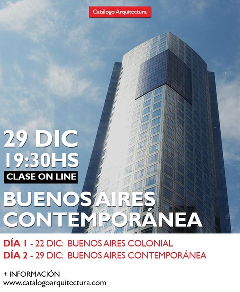 29 DICIEMBRE - 19:30hs (Arg) Buenos Aires Contemporánea