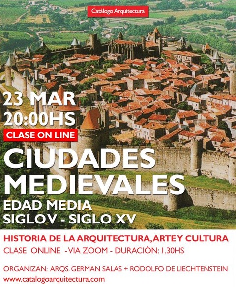 23 MARZO - 20:00hs (Arg / UTC-3) CIUDADES MEDIEVALES