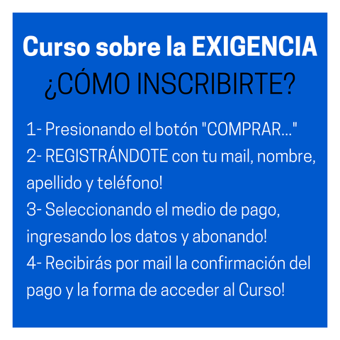 Cómo curar La EXIGENCIA con los otros y con uno mismo
