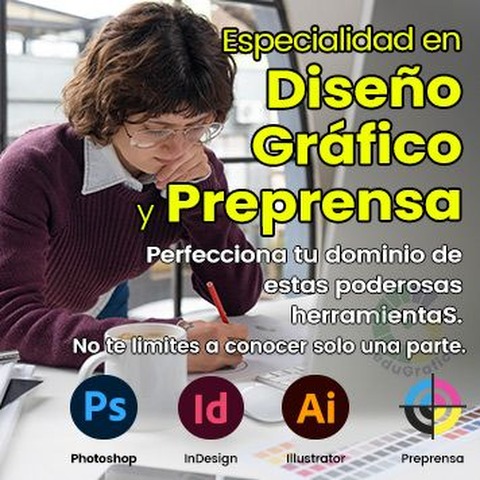 Especialidad en Diseño Gráfico (Photoshop, Illustrator y Preprensa Digital)