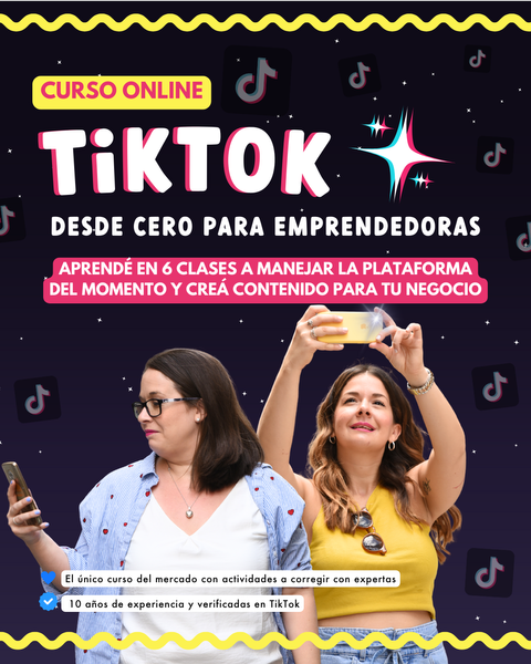 Curso Online TikTok para emprendedoras