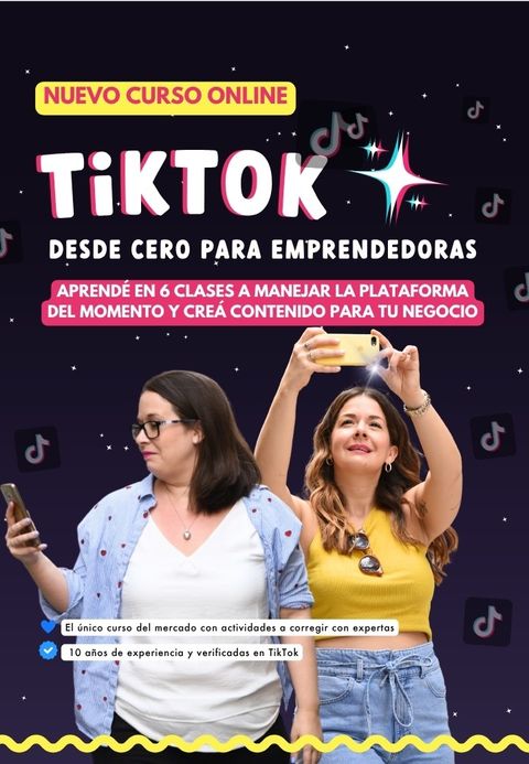 Curso Online TikTok para emprendedoras
