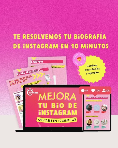 Guia Express - Mejora tu bio de Instagram en 10 minutos
