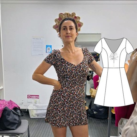 Vestido Facherito 