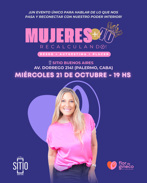Mujeres +40 RECALCULANDO | Deseo + Autoestima + Placer | 35% OFF (¡¡Aprovechalo!!)