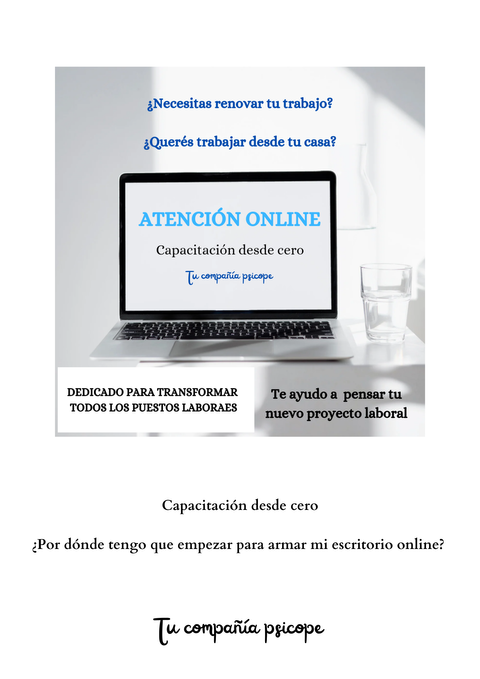 ATENCIÓN ONLINE: CREÁ TU NUEVO TRABAJO VIRTUAL 