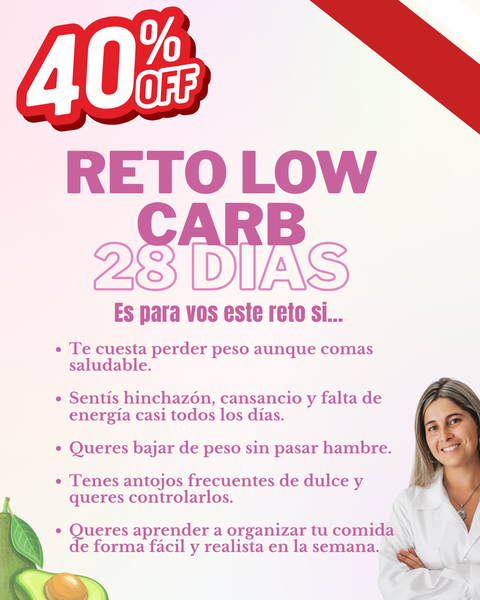 PLAN LOW CARB 28 DIAS