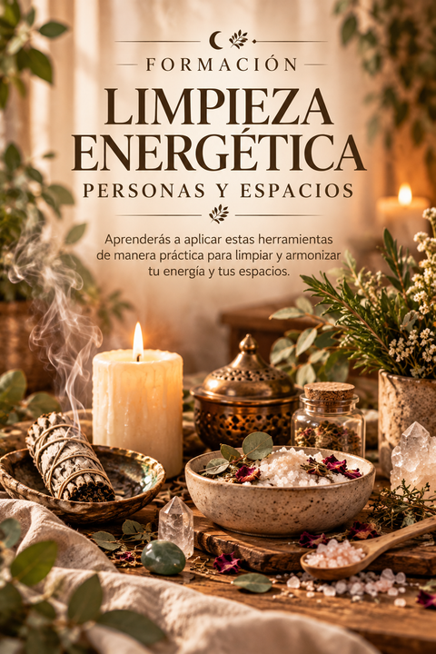 FORMACION LIMPIEZA ENERGÉTICA PERSONAS Y ESPACIOS