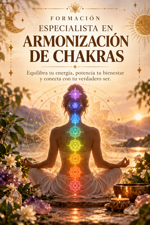 FORMACIÓN ESPECIALISTA EN ARMONIZACION DE CHAKRAS 