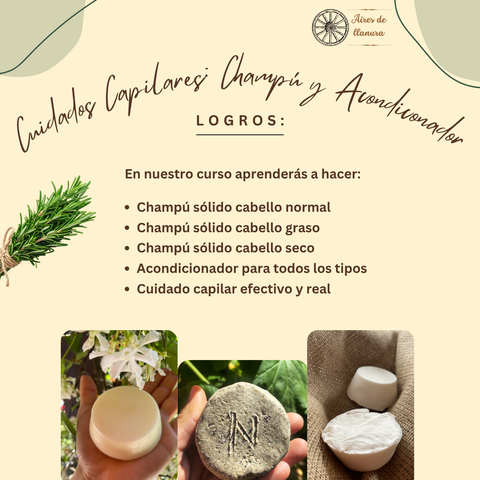 Curso Online Champu y Acondicionador para todo tipo de cabello 