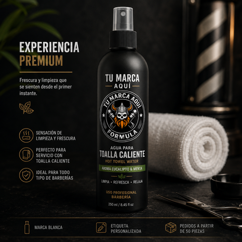 Agua para Toalla Caliente 250 ml