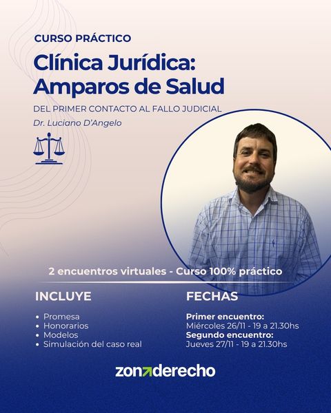 Clínica Jurídica de Amparos de Salud: del primer contacto al fallo judicial - 3° Edición