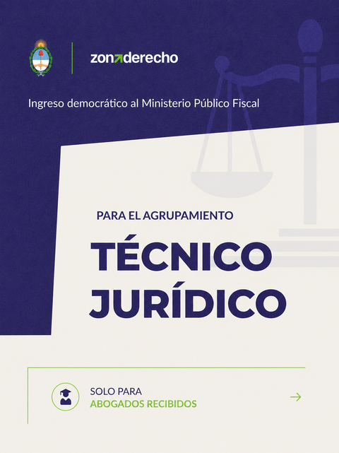 Técnico Juridico. Ministerio Pùblico Fiscal. Clases Personalizadas