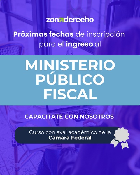 Curso Preparatorio INGRESO al MINISTERIO PÚBLICO FISCAL de la NACIÓN (MPF) 2026