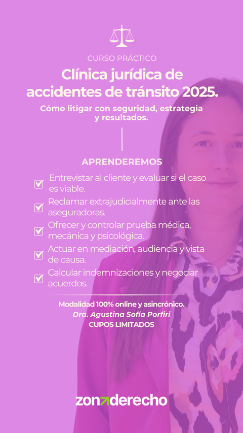Clínica Jurídica en Accidentes de Tránsito - Litigación Práctica