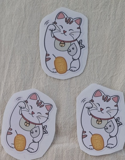 STICKER MANEKI-PEZ KOI