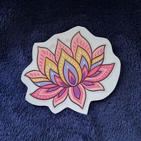 STICKER XL FLOR DE LOTO 