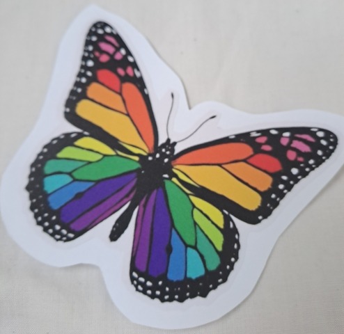 STICKER MARIPOSA