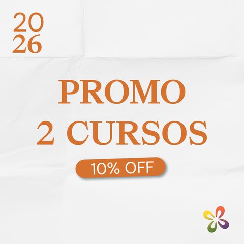 Promo 2 cursos 10% OFF
