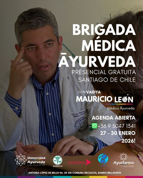 🤍 BRIGADA MÉDICA AYURVEDA – ATENCIÓN SOLIDARIA Y GRATUITA 🤍 