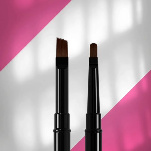 pincel doble cara para gel 7 mm / para gel 9 mm