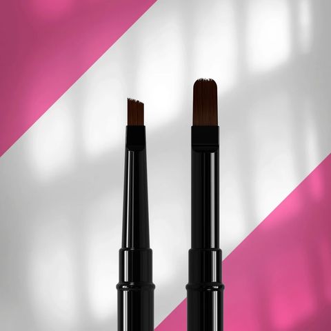 pincel doble cara para gel 11 mm / para gel 7 mm