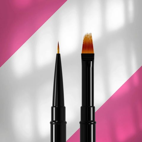 Pincel de doble cara EXPERT Liner 7 mm / para degradado 11 mm