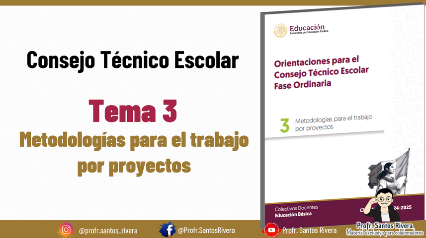 Tema 3. Metodologías para el trabajo por proyectos - Consejo Técnico Escolar (CTE)