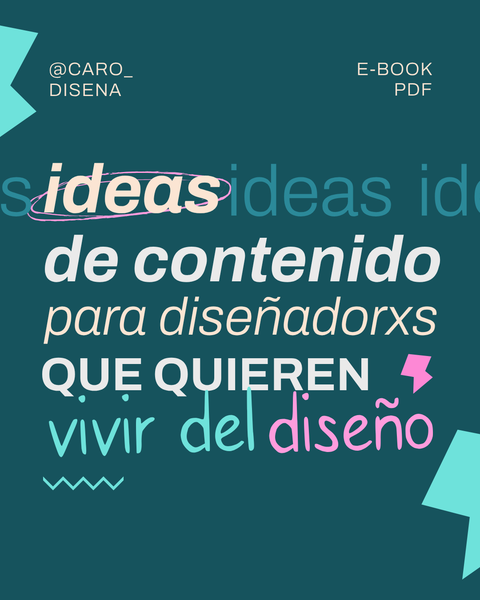 Ideas de contenido para diseñadores