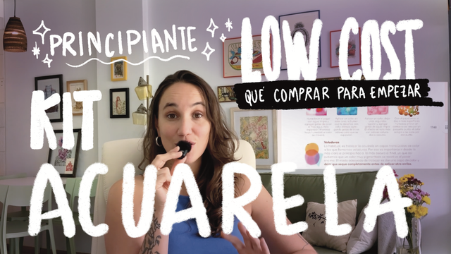 Cómo elegir tus materiales de acuarela según tu presupuesto. Kit para principiantes low cost
