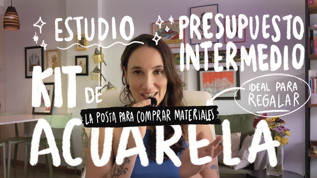 Cómo elegir tus materiales de acuarela según tu presupuesto. Kit de estudio, intermedio