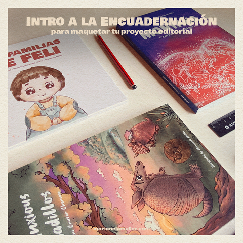 Intro a la encuadernación para maquetar proyectos editoriales ilustrados