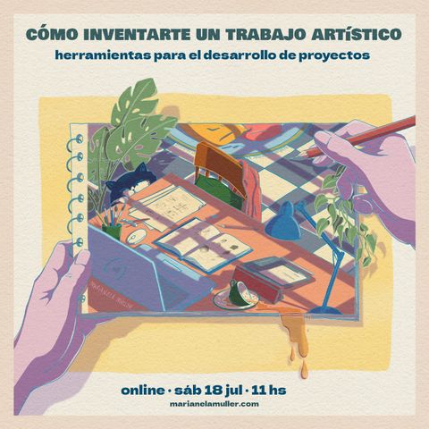 Masterclass: cómo inventarte un trabajo artístico. Ilustración y desarrollo proyectos creativos