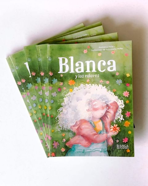 Blanca y los colores. Libro ilustrado