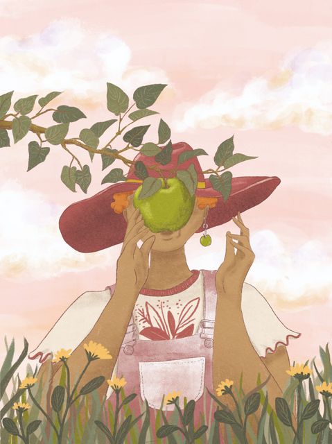Print Manzana Magritte