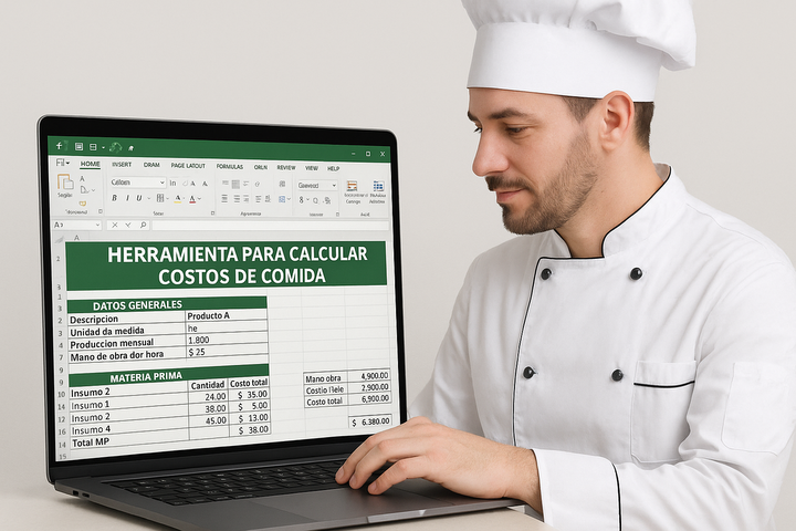 Herramienta de costos de comida
