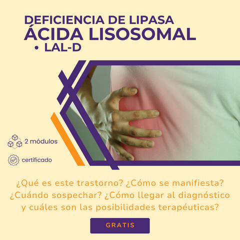 Deficiencia de lipasa ácida lisosomal (LAL-D)