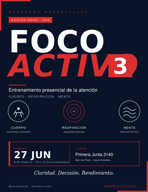FOCO ACTIVO 3 — Entrenamiento Presencial