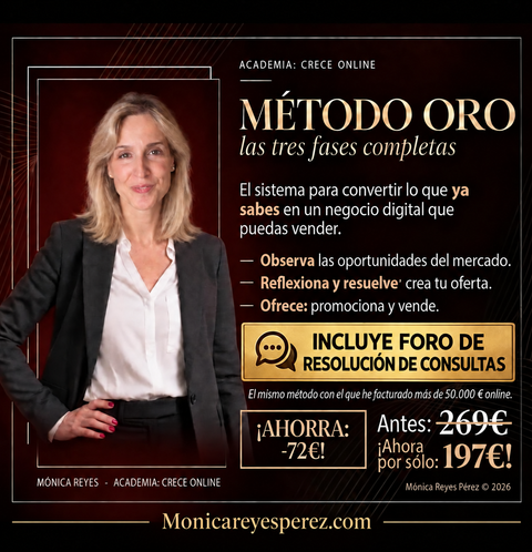 MÉTODO ORO™ · MONETIZA TUS CONOCIMIENTOS ONLINE 🚀💫