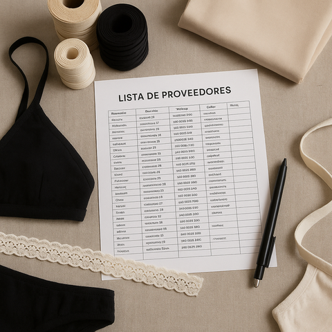 Tu primer paso para empezar a fabricar: descargá GRATIS la Lista de Proveedores Textiles