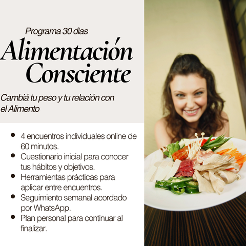 Programa de 30 dias en Alimentación Consciente y Bienestar Integral