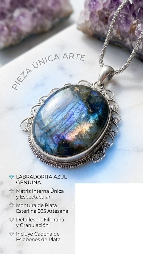 Labradorita azul