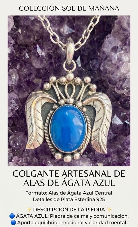 Alas agata azul