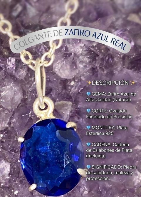 zafiro azul real