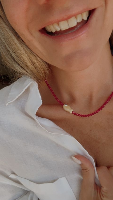 Collar Pez Rubí