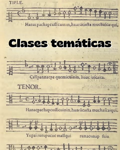 Clases temáticas