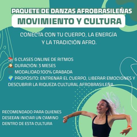 Bailar y Disfrutar – 6 Clases de Ritmos Afrobrasileros
