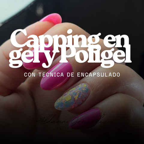 Manicuria combinada + Capping en gel/Poligel con Nivelacion 