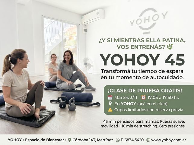 Clase de Prueba Gratis - YOHOY 45 